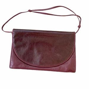 Susan Gail Vintage Embossed Leather shoulder bag